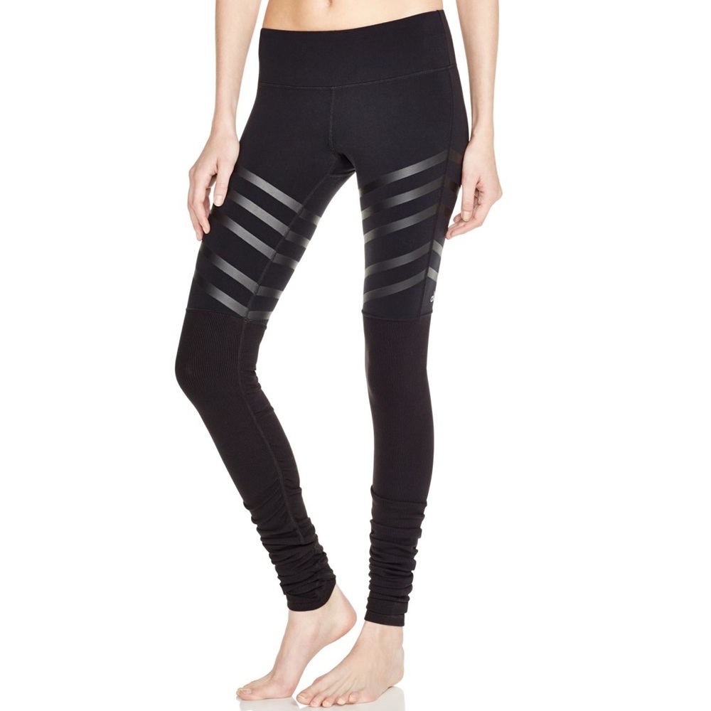 Alo goddess striped leggings